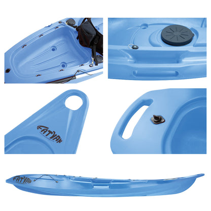 Kaafu Solo Kayak | Plastic Neutral | Blue | Lightweight & Stable