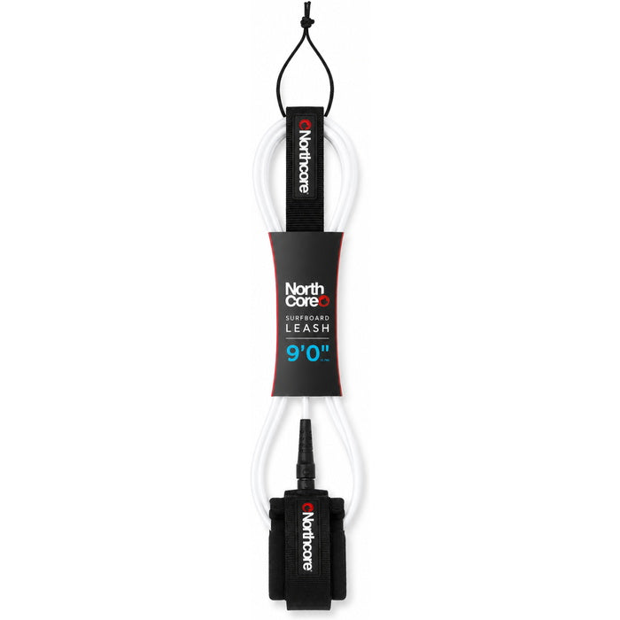 Northcore 9'0 Surfboard Leash White Surf Leash Northcore