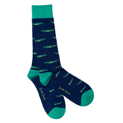 Crocodile Bamboo Socks Socks Swole Panda UK 4-7 (US 5-7.5 / EU 37-40)