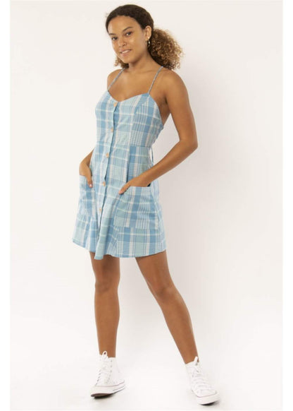 Sisstrevolution maria mini dress ladies dress Sisstrevolution Baja blue M