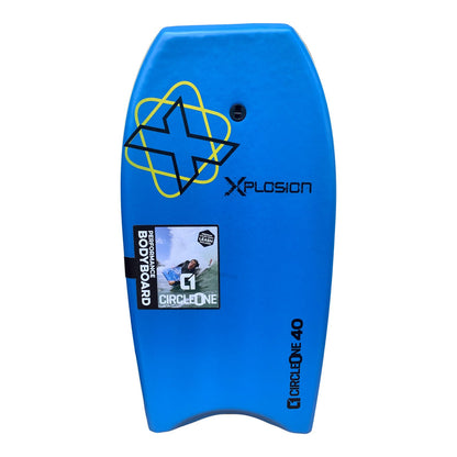 40inch Adult/Kids XPLOSION Series EPS Bodyboard Bodyboard Circle One Surf Light Blue