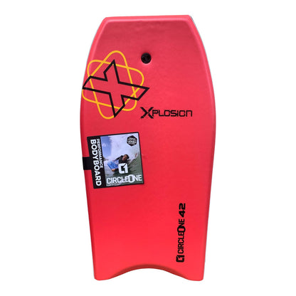 42inch Adult/Kids XPLOSION Series EPS Bodyboard Bodyboard Circle One Surf Red