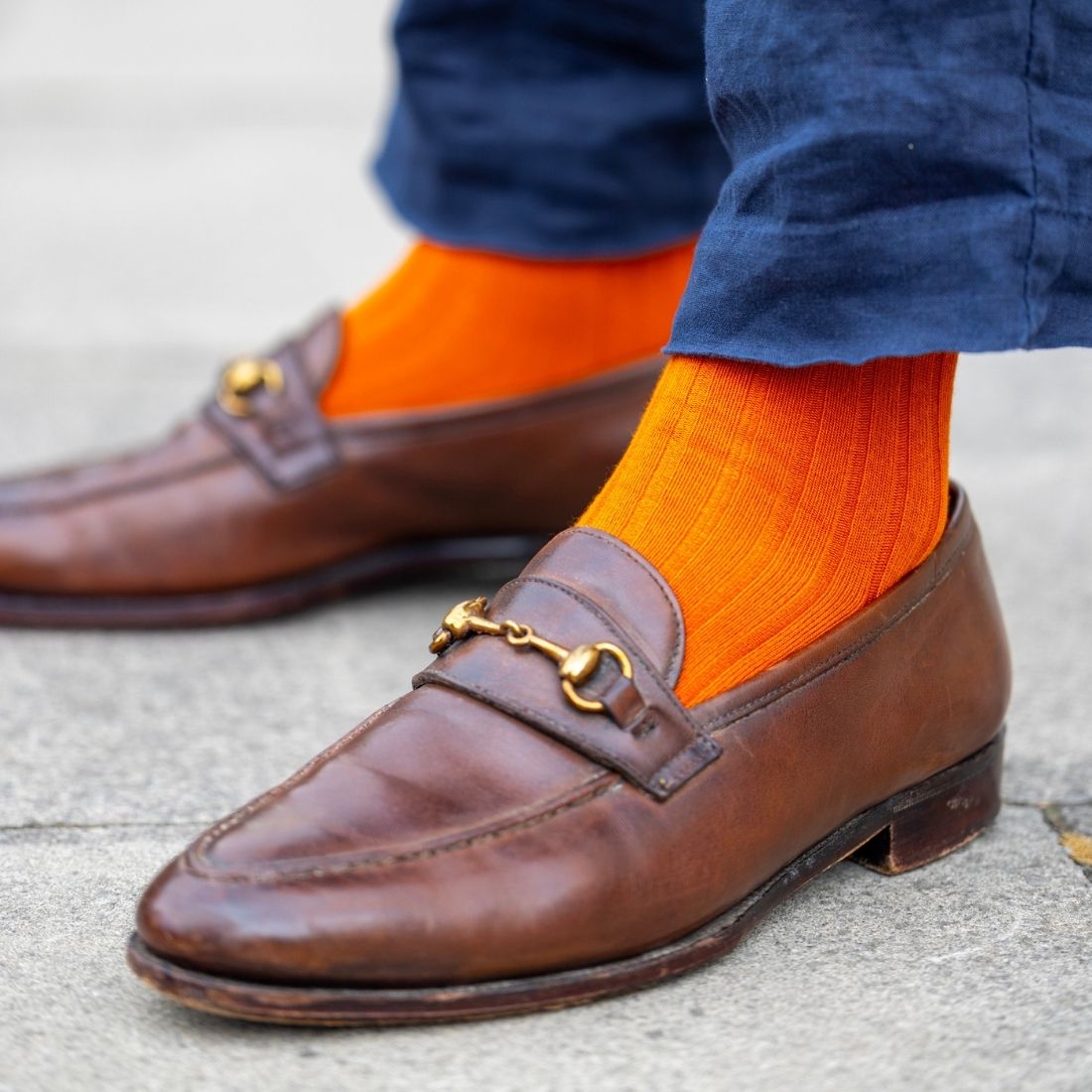 Burnt Orange Bamboo Socks Socks Swole Panda