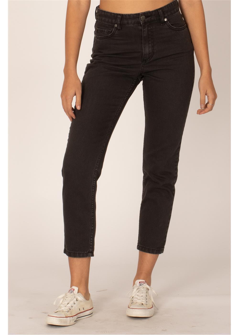Sisstrevolution Watch Me Go Denim Wvn Pant ladies trousers Sisstrevolution