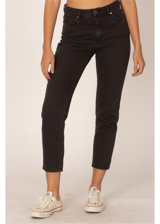 Sisstrevolution Watch Me Go Denim Wvn Pant ladies trousers Sisstrevolution