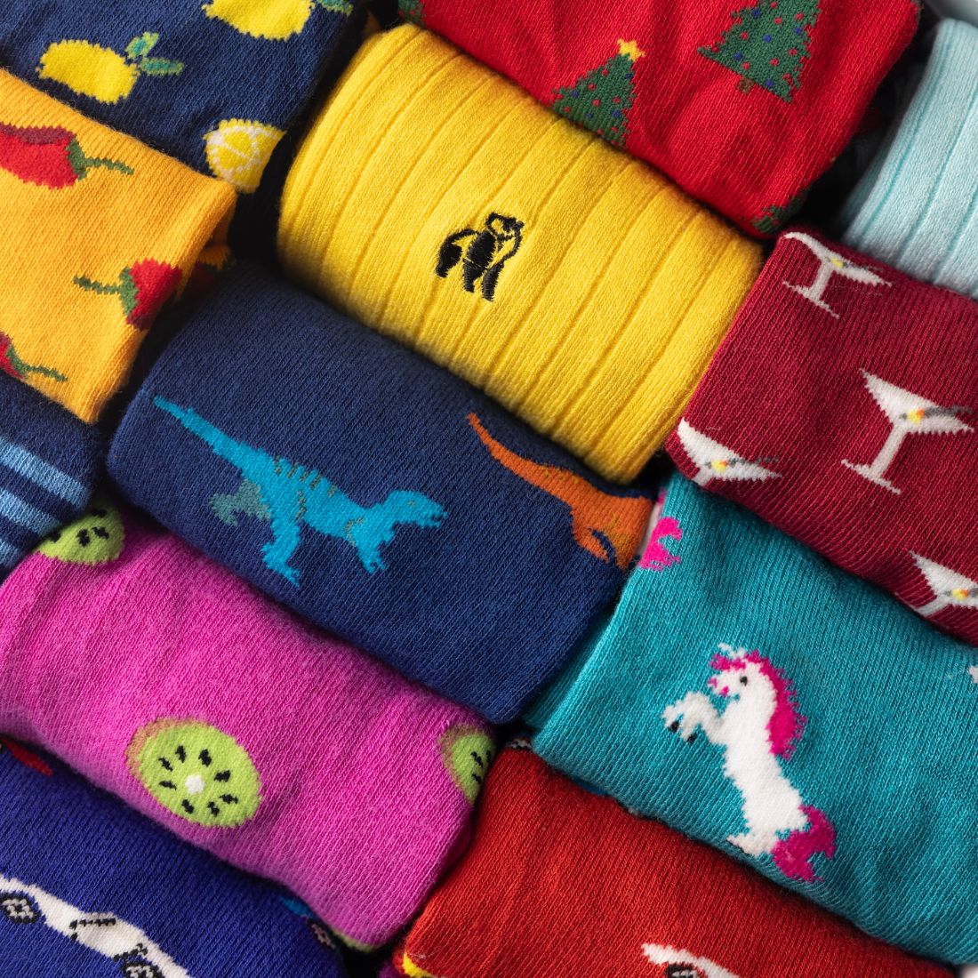 Ultimate Style Sock Box - 15 Pairs of Bamboo Socks Sock Gift Box Swole Panda