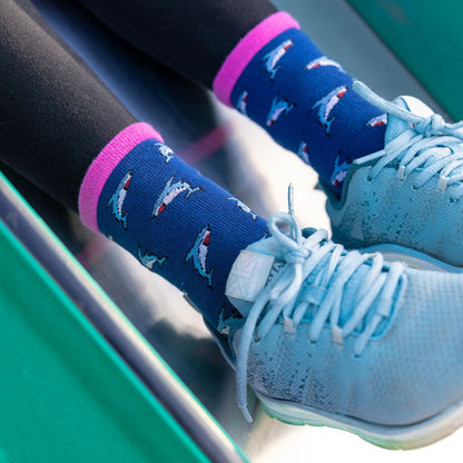 Children's Shark Bamboo Socks Socks Swole Panda