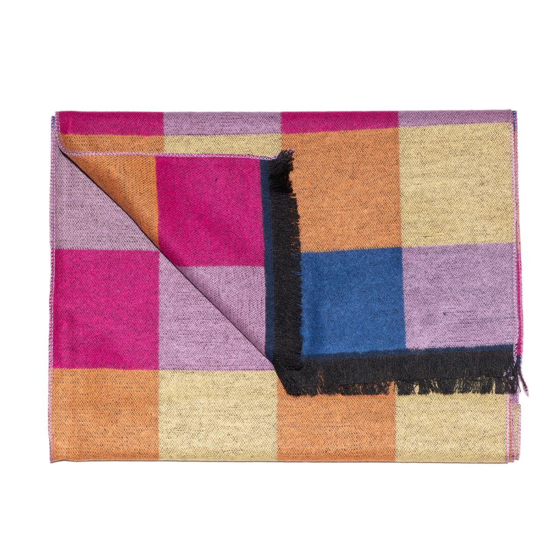 Bright Check Bamboo Scarf Scarves Swole Panda