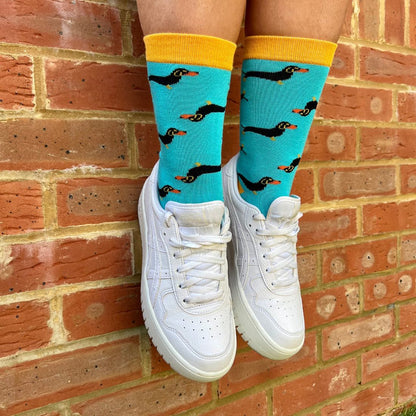 Sausage Dog Bamboo Socks Socks Swole Panda