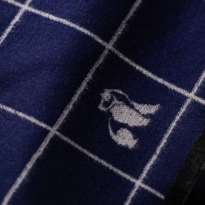 Blue Check Bamboo Scarf Scarves Swole Panda