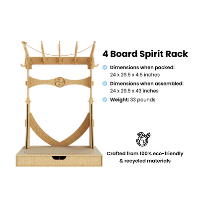 The Spirit Rack - 4 boards surfboard stand Vissla
