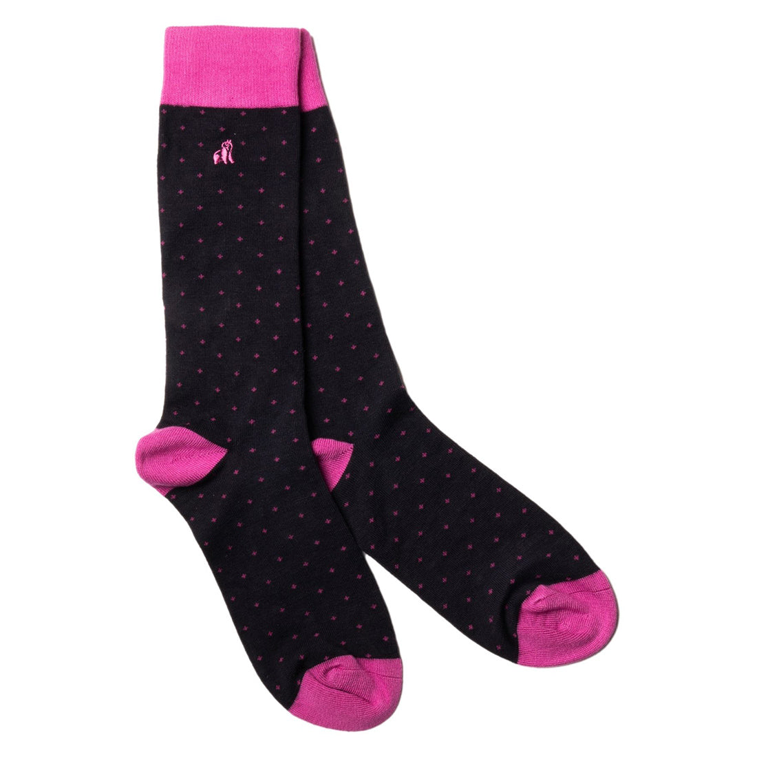 Elephant & Flamingo Bamboo Sock Bundle - Four Pairs Sock Gift Box Swole Panda