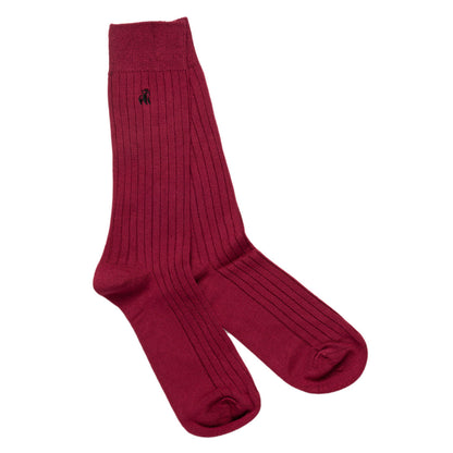 Plain Comfort Cuff Bamboo Sock Bundle - Four Pairs Sock Gift Box Swole Panda