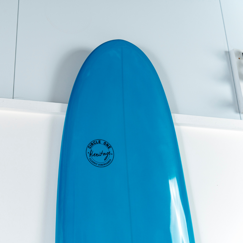 9' 1 Heritage Square Tail Retro Longboard Gloss Tint Longboard Circle One Surf
