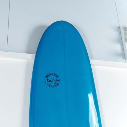9' 1 Heritage Square Tail Retro Longboard Gloss Tint Longboard Circle One Surf