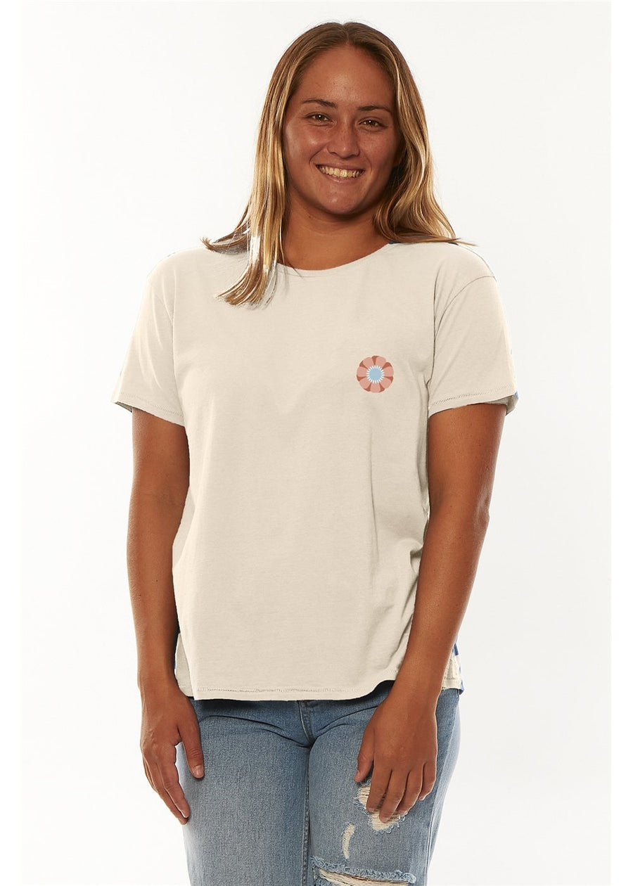 Sisstrevolution Blosom SS Knit Boyfriend Tee ladies tee Sisstrevolution