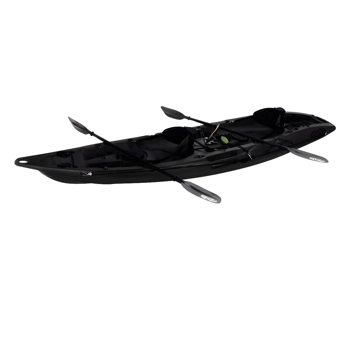 Mahee Tandem Fishing Kayak | Plastic Neutral | Complete Package Sit-on-Top Kayak Fatyak Kayaks Black