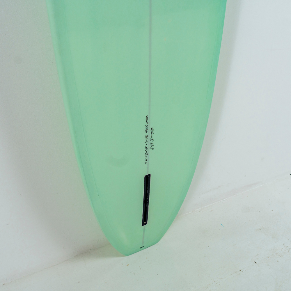 9' 6 Heritage Retro Classic Noserider Longboard Gloss Tint Longboard Circle One Surf