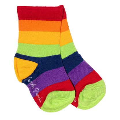 Children's Rainbow Stripe Bamboo Socks Socks Swole Panda