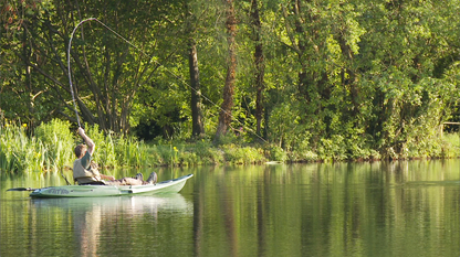 Kaafu Eco Fishing Kayak | 100% Ocean Plastic | Black | Complete Package