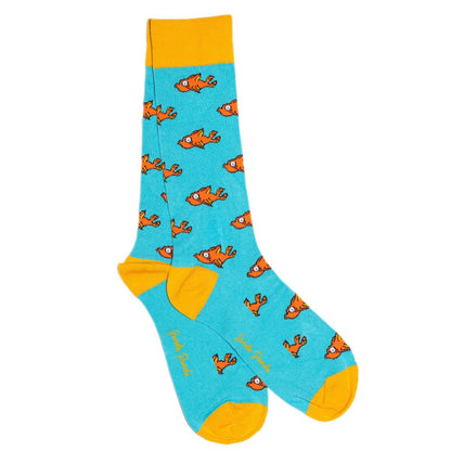 Guppy Fish Bamboo Socks Socks Swole Panda UK 4-7 (US 5-7.5 / EU 37-40)