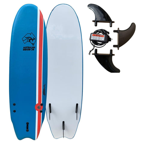 6'0 Pulse Soft Learner Surfboard by Australian Board Company - Bob Gnarly Surf