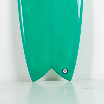 5' 11" Heritage Twin Keel Fish in Gloss Tint Surfboard Circle One Surf
