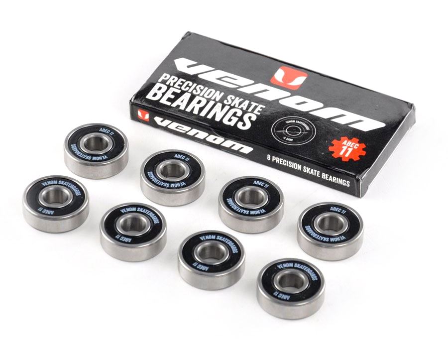 Venom Abec 11 Skateboard Bearings Bearings Venom Skateboards