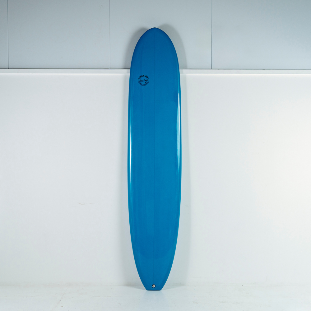 Circle One Heritage 9'6" Noserider Longboard Surfboard - Epoxy Resin Tint Longboard Circle One Surf Sky Blue