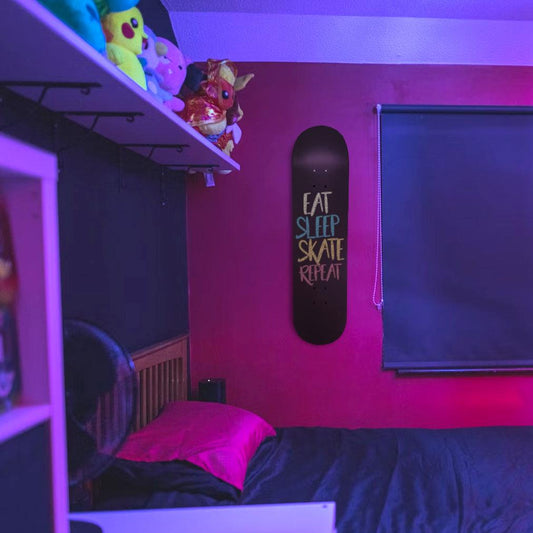 Venom Skateboards Kids Matt Black Chalkboard / Message Board / Bedroom Door Sign Skateboard Deck With Chalk Pack art kit, Deck Venom Skateboards