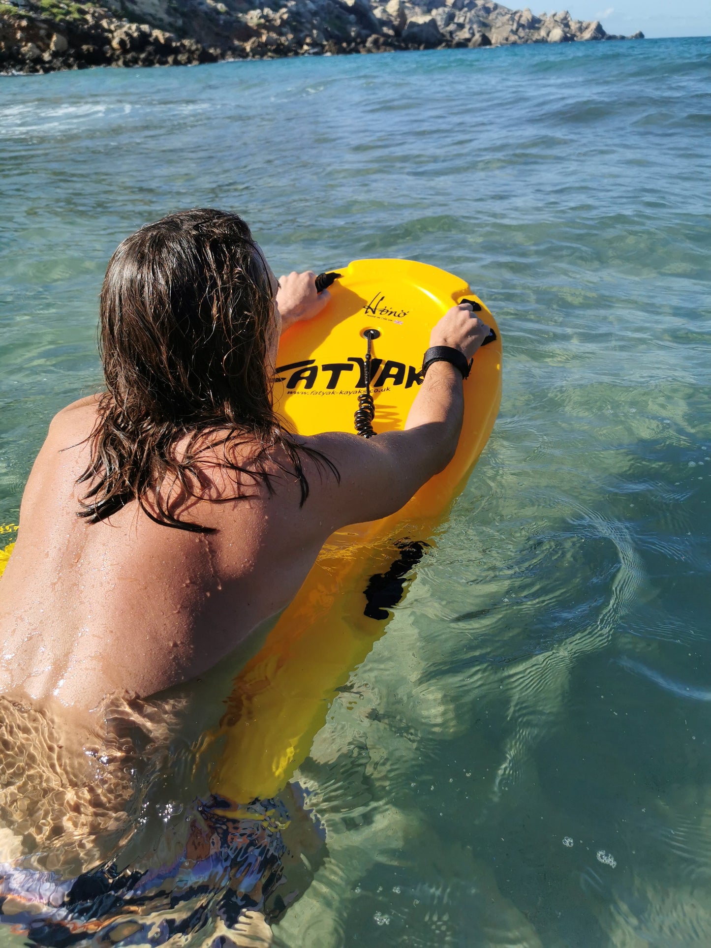 Hönö Bodyboard | Plastic Neutral | Yellow | Wave Ready