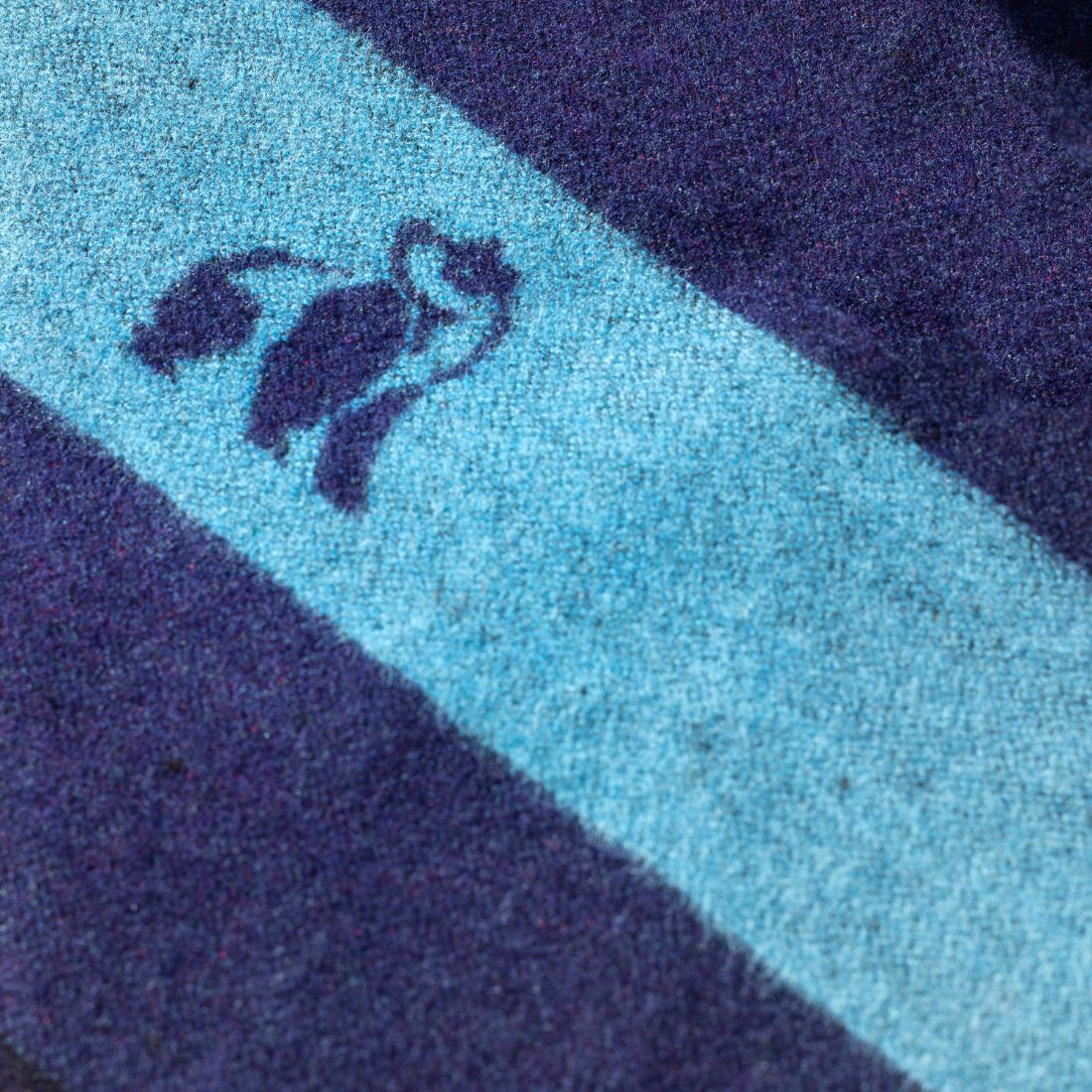 Sky Blue Stripe Bamboo Scarf Scarves Swole Panda