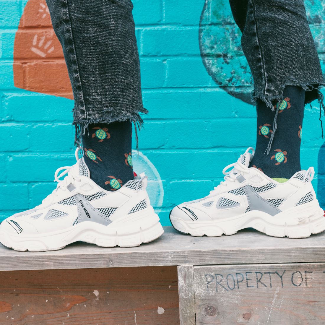 Turtle Bamboo Socks Socks Swole Panda