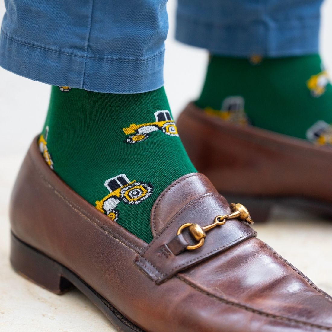 Tractor Bamboo Socks (Comfort Cuff) Socks Swole Panda