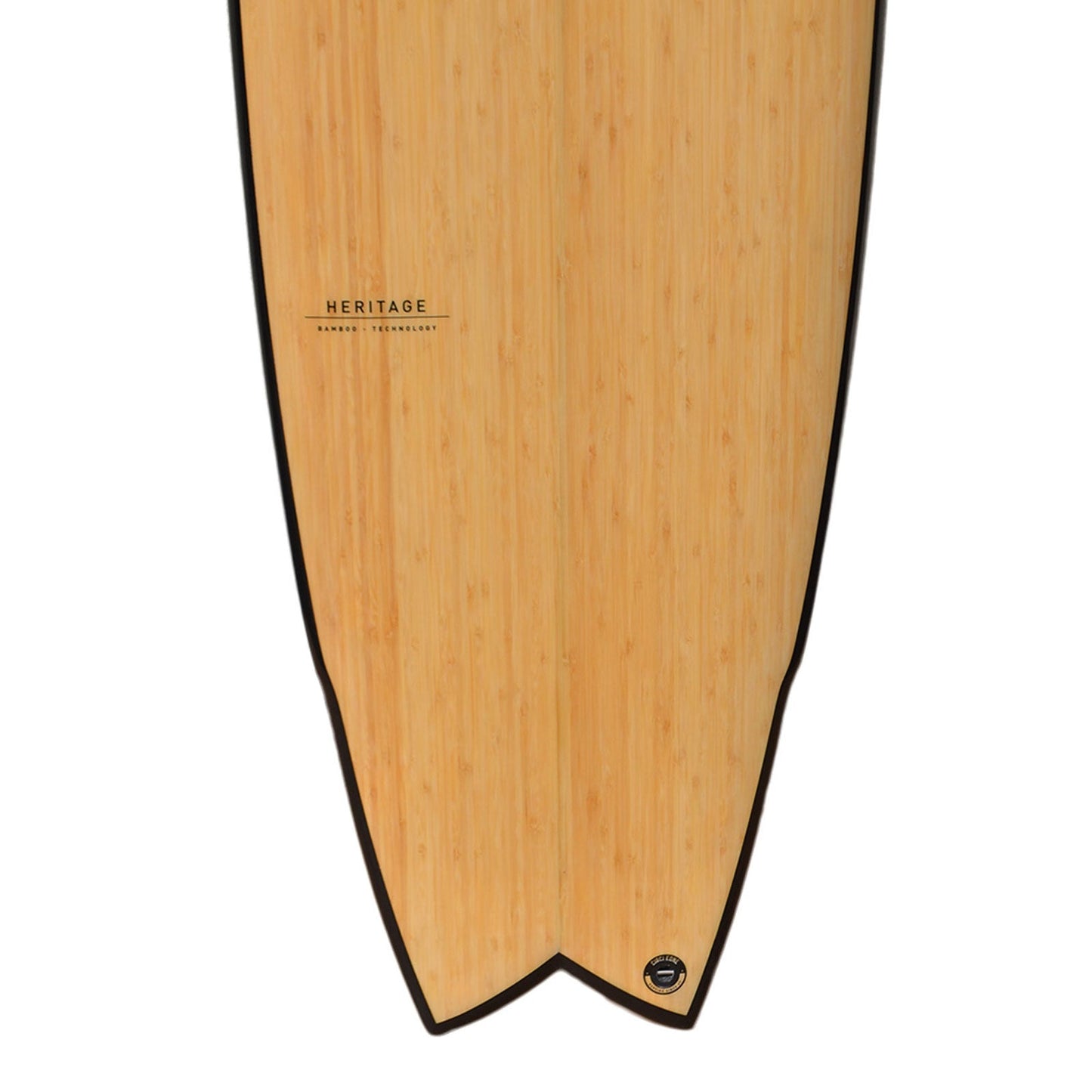 6ft 6 Bamboo Wing Swallow Tail Shortboard Surfboard