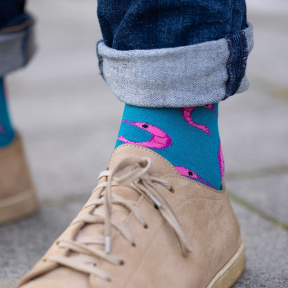 Shrimp Bamboo Socks Socks Swole Panda