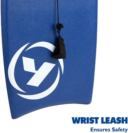 Yello 42" Slick Corp II Kids Adults Bodyboard Blue White