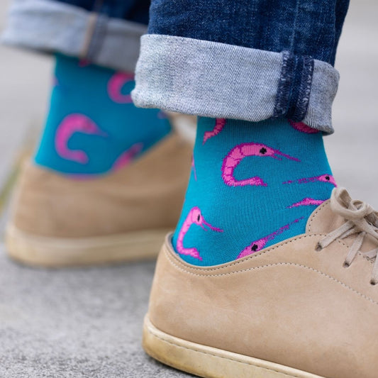 Shrimp Bamboo Socks Socks Swole Panda