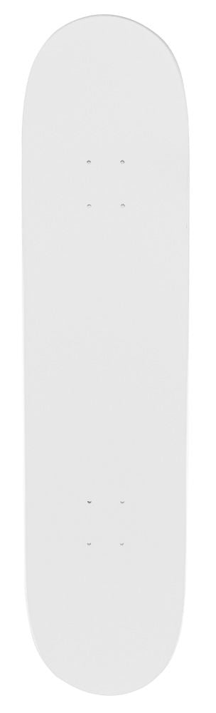 Venom Blank Skateboard Deck - Matt White - 8.0" Deck Venom Skateboards