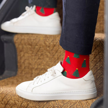 Christmas Tree Bamboo Socks Socks Swole Panda