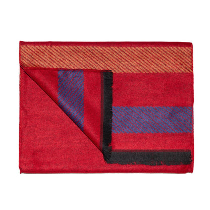 Red Stripe Bamboo Scarf Scarves Swole Panda