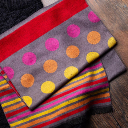 Stripe & Spot Bamboo Scarf Scarves Swole Panda