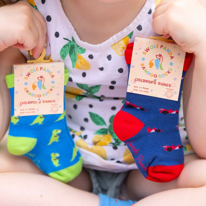 Children's Racing Car Bamboo Socks Socks Swole Panda