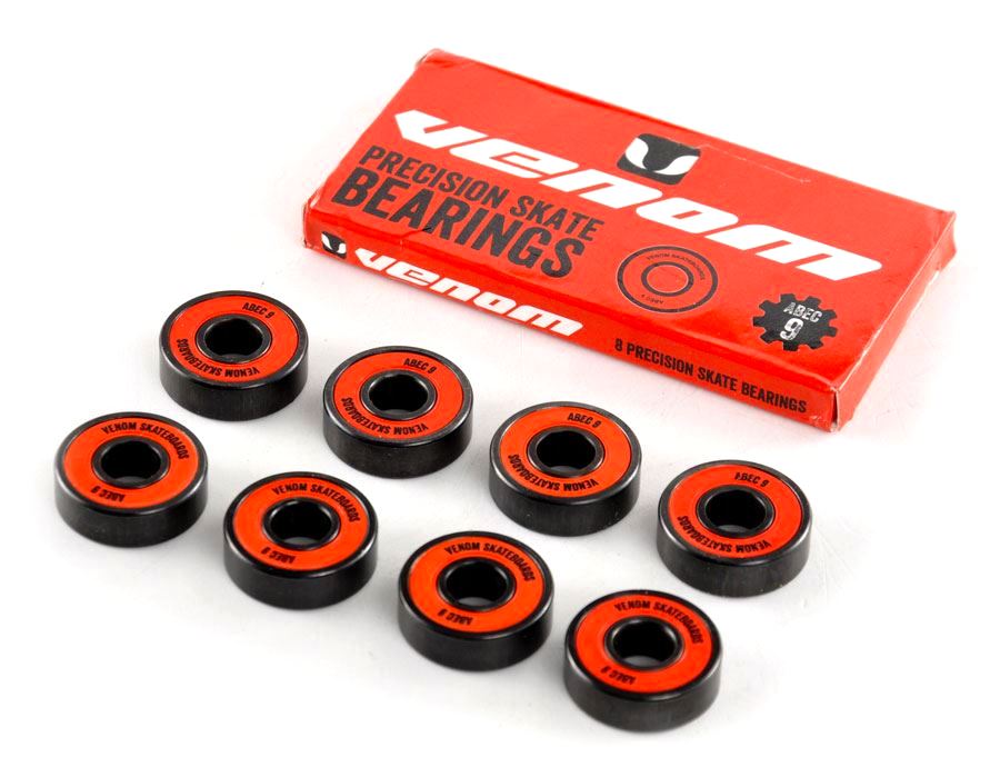 Venom Abec 9 Skateboard Bearings Bearings Venom Skateboards