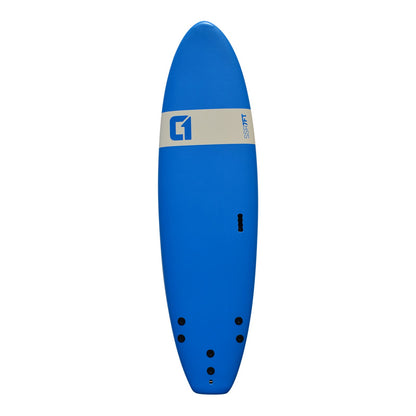 7ft x 23in Beginner Surf School / Rental Softboard Surfboard (SSR) Softboard Foamie Beginner Board Circle One Surf