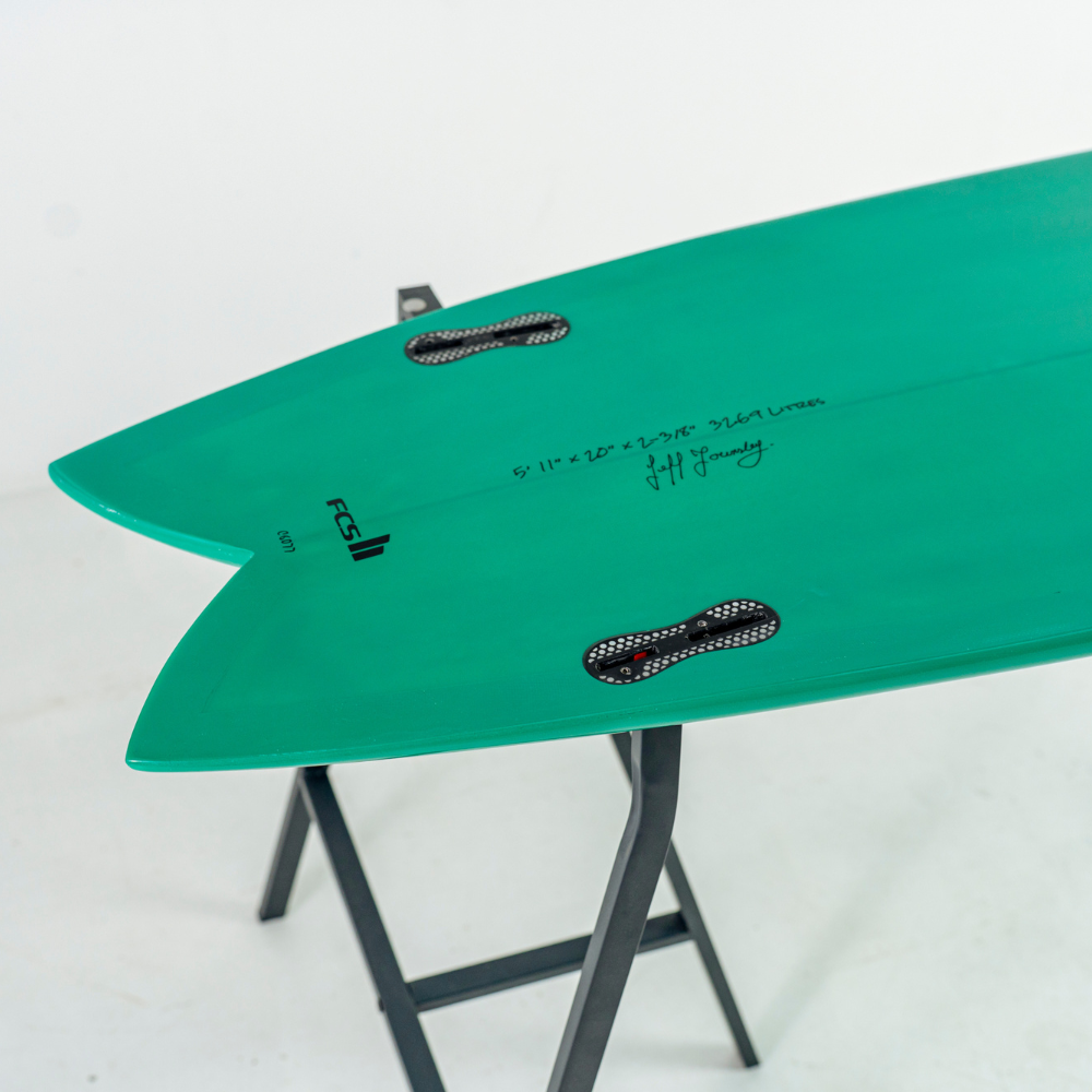 5' 11" Heritage Twin Keel Fish in Gloss Tint Surfboard Circle One Surf