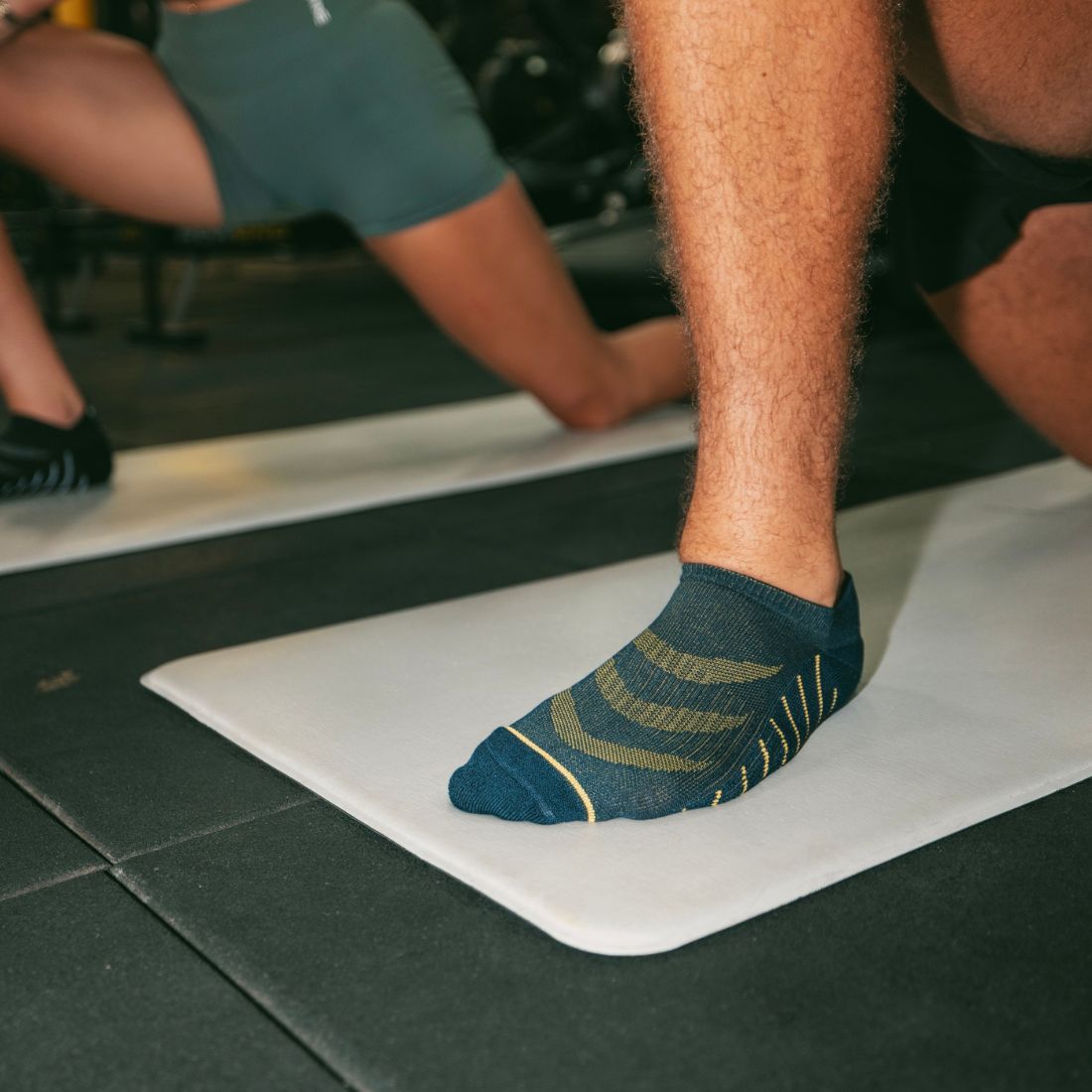 Navy Performance Trainer Socks Socks Swole Panda