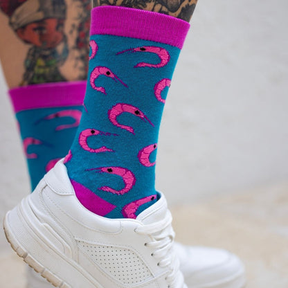 Shrimp Bamboo Socks Socks Swole Panda