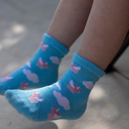 Children's Flying Pig Bamboo Socks Socks Swole Panda