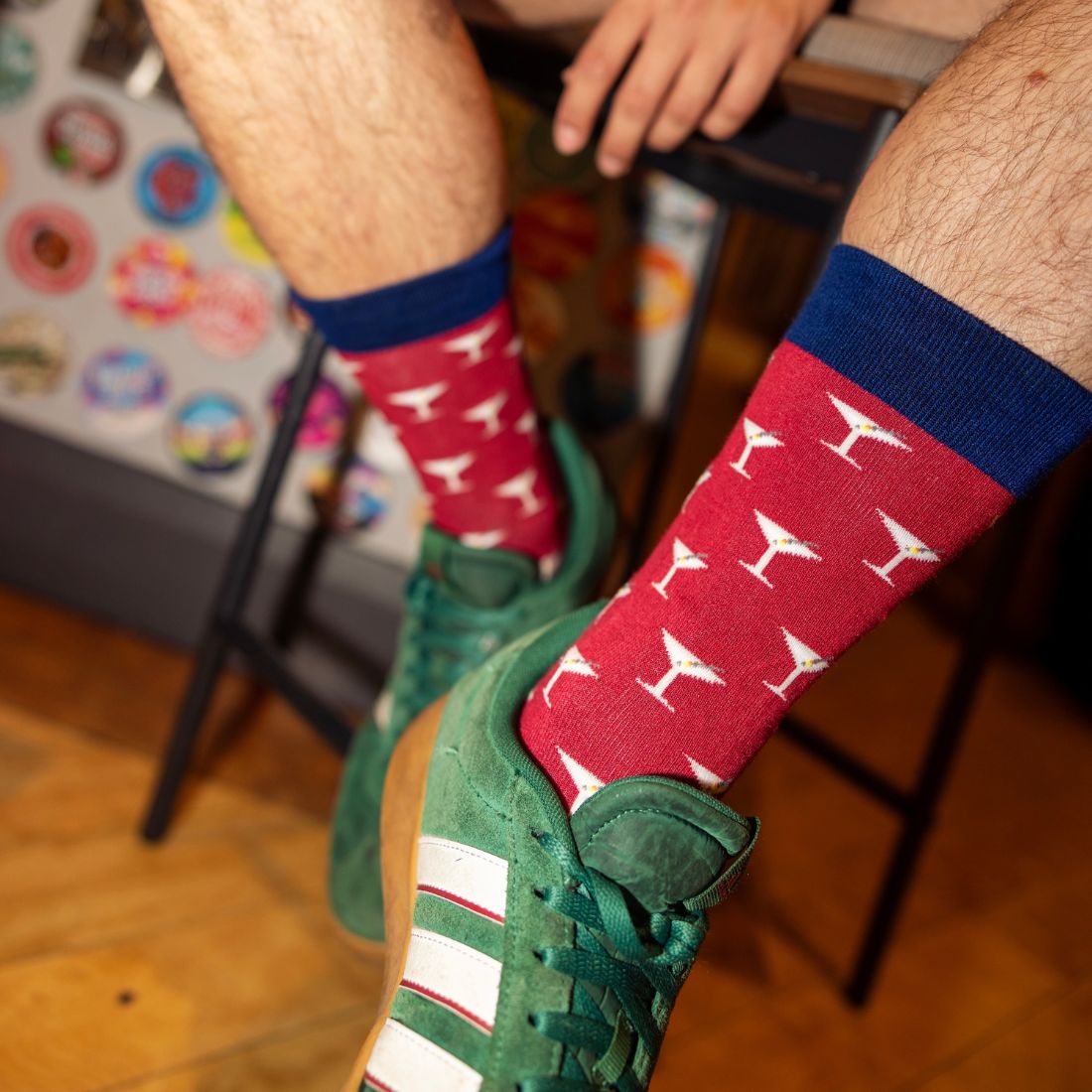 Martini Bamboo Socks Socks Swole Panda
